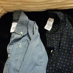 Izod and Carter's Dress shirts
